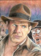 Indiana Jones Inside Cover by Paul Spatola